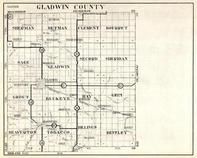 Gladwin County, Sherman, Butman, Clement Bourret, Sage, Grout, Gladwin, Buckeye, Hay, Grim, Michigan State Atlas 1930c